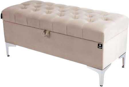 Emra Wood Design Kufer Pikowany Chesterfield Beż Model Q 1 Rozmiary Od 50 Cm Do 200 4062