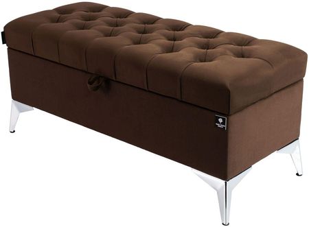 Emra Wood Design Kufer Pikowany Chesterfield Brąz Model Q 2 Rozmiary Od 50 Cm Do 200 4099