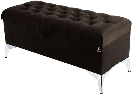 Emra Wood Design Kufer Pikowany Chesterfield Brąz Model Q 2 Rozmiary Od 50 Cm Do 200 4101