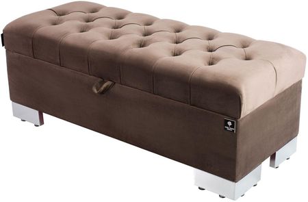 Emra Wood Design Kufer Pikowany Chesterfield Brąz Model Q 4 Rozmiary Od 50 Cm Do 200 4149