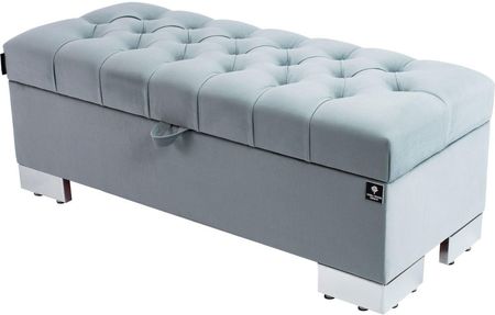 Emra Wood Design Kufer Pikowany Chesterfield Popiel Model Q 4 Rozmiary Od 50 Cm Do 200 4166