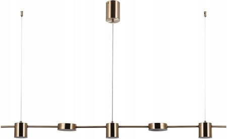 Remdal PND-16374-5-COP-GD-4K LAMPA WISZĄCA 2300 lm 4000K Mosiężna LED ITALUX
