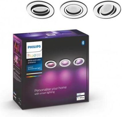 PHILIPS HUE White and color ambiance 3 szt.  5,7W Centura biały