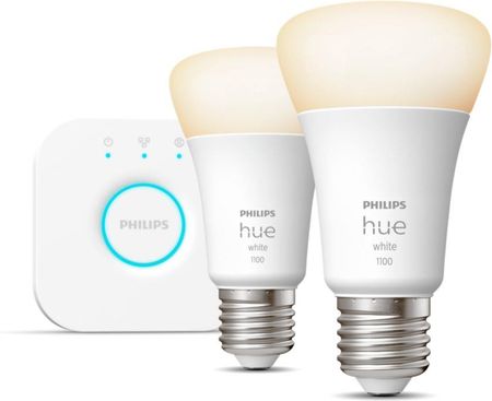 Philips Hue ブルーム　2個セット PHILIPS HUE White Zestaw startowy 2 szt. E27 1100lm - Opinie