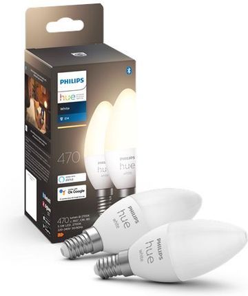 PHILIPS HUE White ambiance 2 szt. E14 (929003021102)