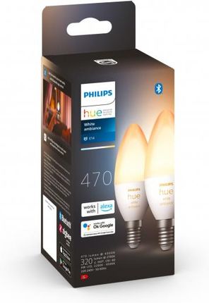 Philips Hue White E14 5,7W/470lm 2 Pcs. (929002440604) desde 30,79 €