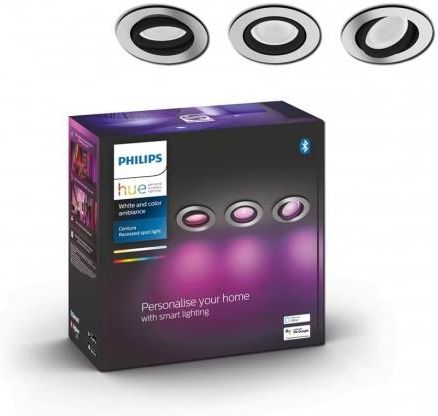 PHILIPS Hue White and Color Ambiance 3個 PHILIPS HUE White and color ambiance 3 szt. 5,7W Centura
