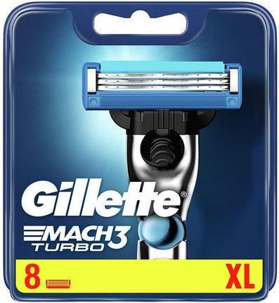 Gillette Mach3 Turbo ostrza do maszynek 8 szt.