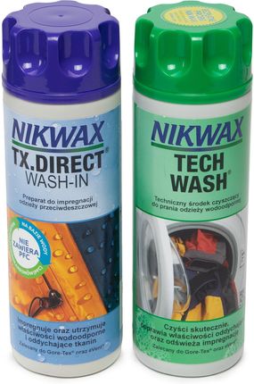 NIKWAX Zestaw Twin Pack Tech Wash Tx Direct Wash In