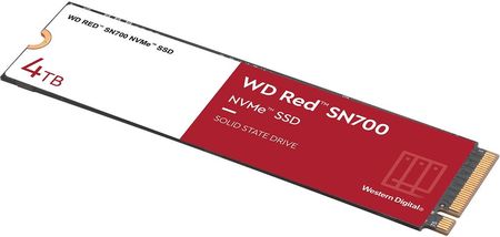 WD Red 4TB SN700 M.2 2280 NVMe SSD 保証残あり Dysk SSD WD Red SN700 4TB M.2 PCIe NVMe (WDS400T1R0C) - Opinie i