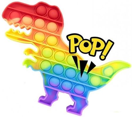 Pop It Zabawka Sensoryczna Push Bubble Dinozaur