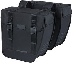 Basil Tour Double Pannier Bag 28L Czarny 2022