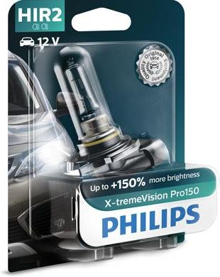 Żarówka PHILIPS X-tremeVision Pro150 HIR2 12V 55W (1 szt.)