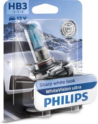 Philips White Vision Ultra +60% H7 12V 55W PX26d Żarówki Samochodowe 2szt.