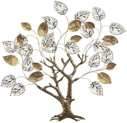 Art Pol Dekoracja Ścienna Złote Drzewo Metalowe 89X88 Cm 94469