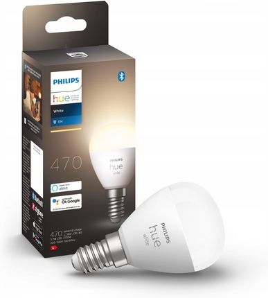 PHILIPS HUE White Żarówka kulka LED E14 470lm (929002440603)