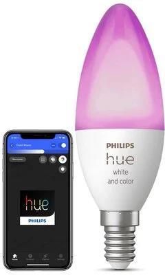 PHILIPS HUE White and color ambiance Żarówka świeczka E14