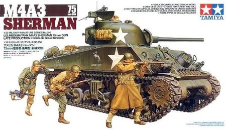 Tamiya Us Medium Tank M4A3 Sherman 75Mm Gun Late Prod. 1/35 35250
