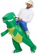 KOSTIUM STRÓJ NADMUCHIWANY DINOZAUR PRZEBRANIE