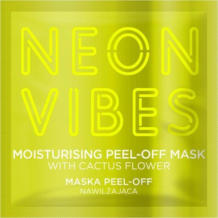 Dermacol Dermacol Neon Vibes Moisturizing Peel-Off Mask Maseczka do twarzy 8ml