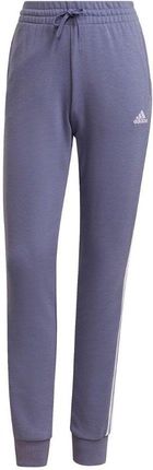 Spodnie dresowe damskie adidas Essentials French Terry 3-Stripes Pants fioletowe H42011