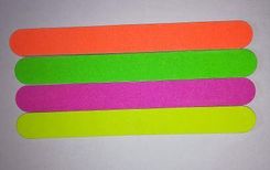 Pilnik papierowy kolorowy prosty 180/240