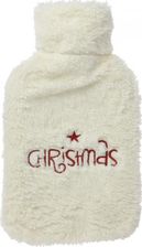 Zdjęcie Termofor z pokrowcem Christmas w kolorze białym 2l 19x33 cm - Lubsko