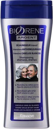 Shampoing Argent Eugene Perma Biorene 1 Litre - Pour Cheveux Blancs, Blonds, Décolorés - Neuf