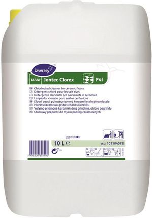 Diversey Taski Jontec Clorex Chlorowy Preparat Do Mycia Podłóg Ceramicznych 10L