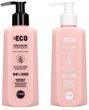 Mila Professional Be Eco Pure Volume zestaw dodający objętości włosom szampon 250ml, maska 250ml