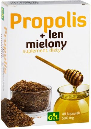 Propolis  +  Len mielony 48 kapsułek