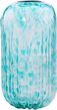 Eurofirany Szklany Wazon Dekoracyjny Galina2 19x34cm Turkusowy