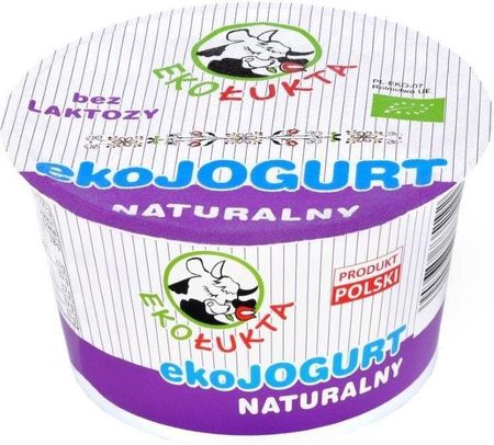 Eko Łukta Jogurt Naturalny Bez Laktozy Bio 180g