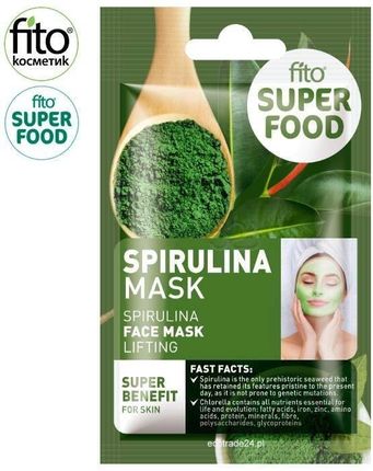 Ugoł Prof Fito Superfood Maska Do Twarzy Efekt Liftingu Spirulina 10ml
