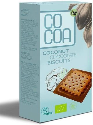 Cocoa Herbatniki Z Czekoladą Kokosową Bio 95g