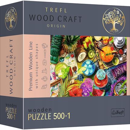 Trefl Puzzle drewniane 500+1el.  Kolorowe koktajle 20154