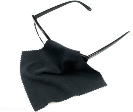 Trade Ścierka Z Mikrofibry Do Okularów 12X12Cm Czarna Microfiber Cloth For Glasses Black (2777)