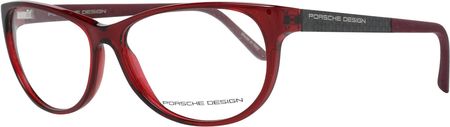 Okulary Porsche Design Oprawki Damskie P8246 C 56 Czerwone