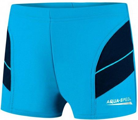 AQUA SPEED Spodenki kąpielowe dla chłopca Aqua-Speed Andy niebiesko-granatowe 24 349- Niebieski