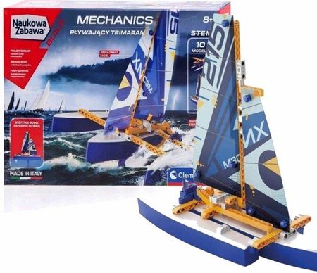 Clementoni Pływający Trimaran Laboratorium Mechaniki 10 Modeli