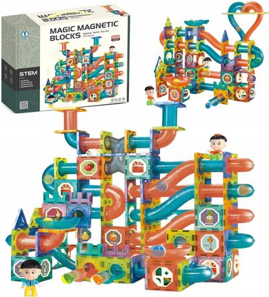 Magnetic Klocki Magnetyczne Konstrukcyjne Tor Kulkowy 268