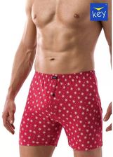 Zdjęcie Bokserki Key mxc 941  czerwony gwiazdki święta - Pacanów