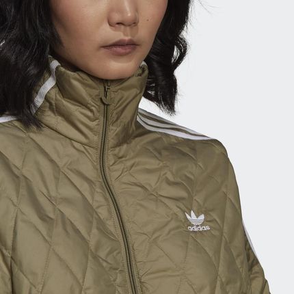 Adidas shops quilted track jacket