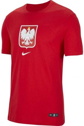 Nike Koszulka Polska Tee Evergreen Crest M Cu9191 611 Czerwony