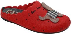 Zdjęcie Kapcie MANITU 320050-04 Rot Czerwone Pantofle domowe Ciapy zdrowotne - Tarnogród