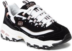Sneakersy SKECHERS - Devoted Fan 13154/BKRG Black/Rose Gold