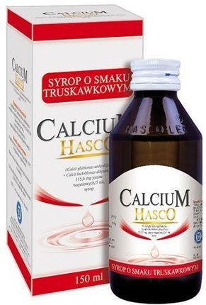 Hasco Calcium syrop smak truskawkowy 150ml