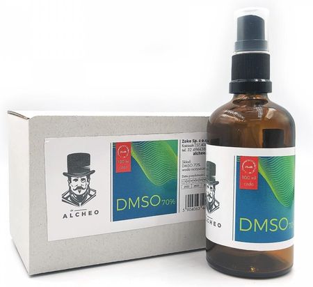 Dr Alcheo DMSO. Oczyszczony laboratoryjnie. 70% Spray 100ml
