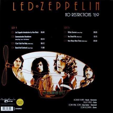 Led Zeppelin: No Restrictions 69 [winyl] - zdjęcie 2
