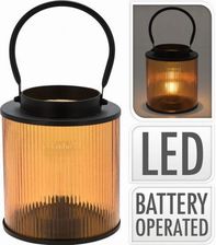 Zdjęcie Latarnia lampa z żarówką szklana 18 x 15 cm - Lubsko